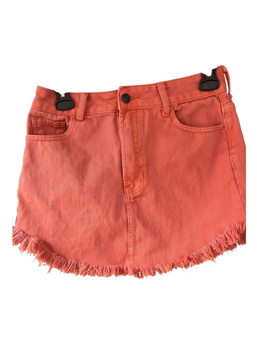 Pacsun Frayed Hem Denim Mini Skirt Size 27- Never worn